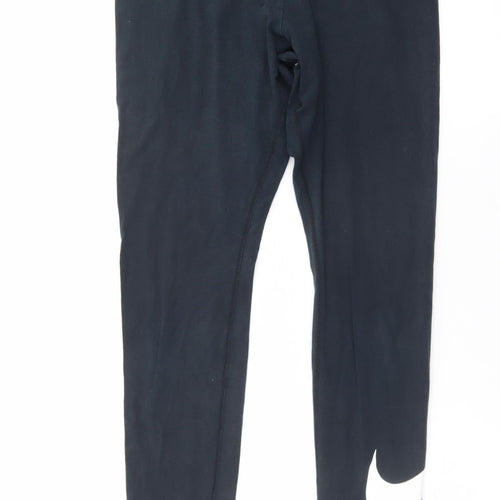 Nike Womens Black L Leggings Stretch Breathable Athleisure