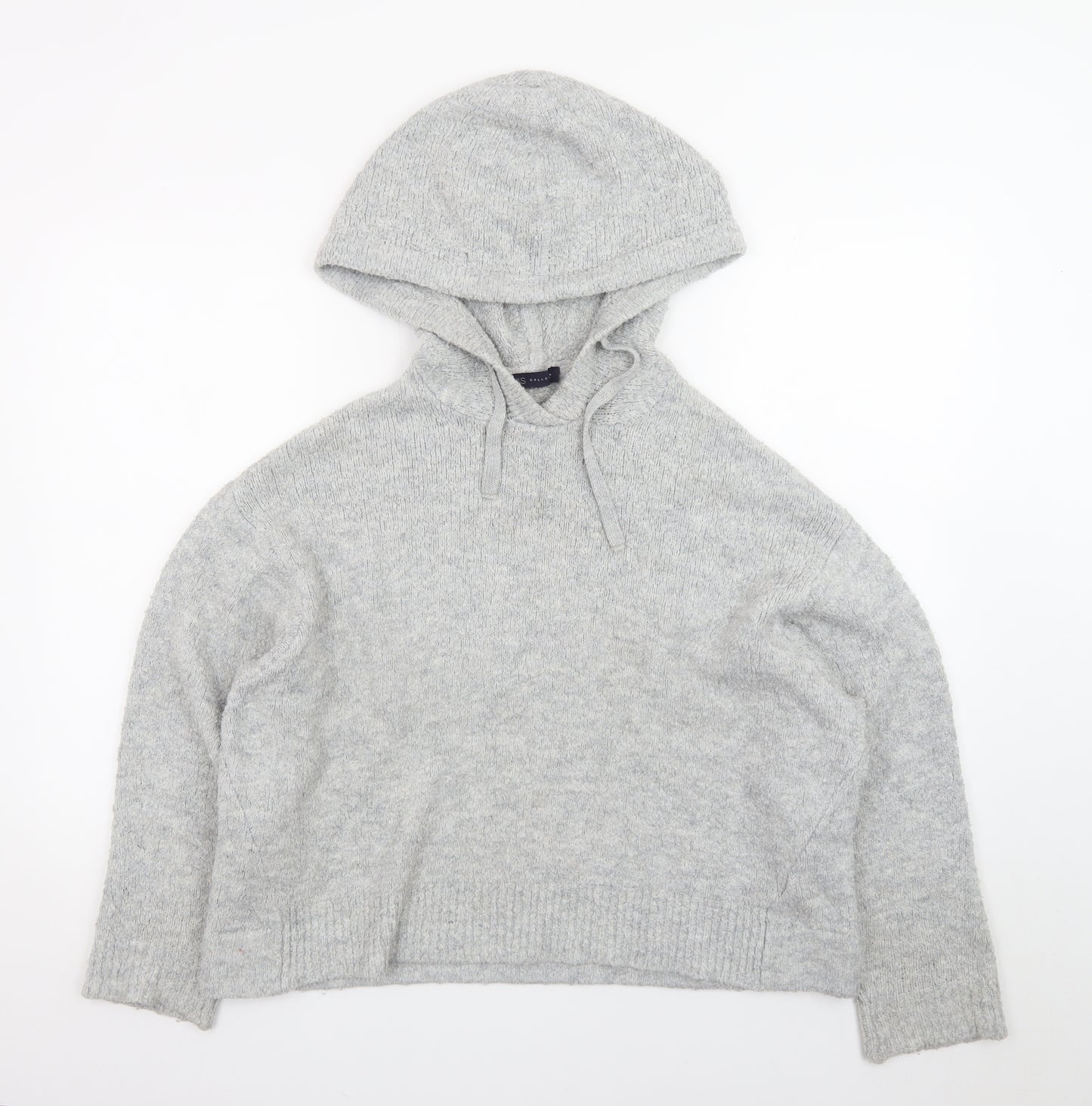 Marks and Spencer Women’s Grey Hooded Knit Jumper Size M