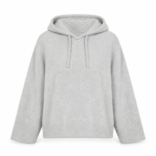 Marks and Spencer Women’s Grey Hooded Knit Jumper Size M