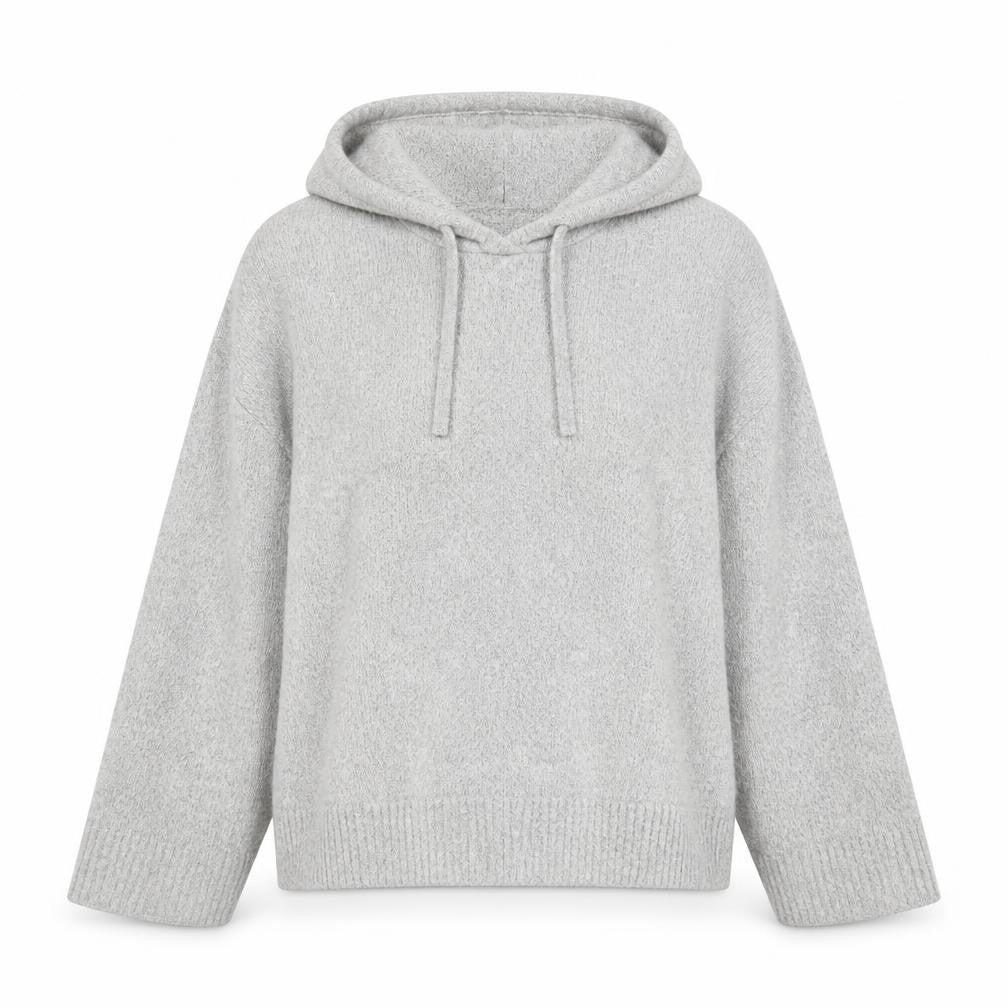 Marks and Spencer Women’s Grey Hooded Knit Jumper Size M