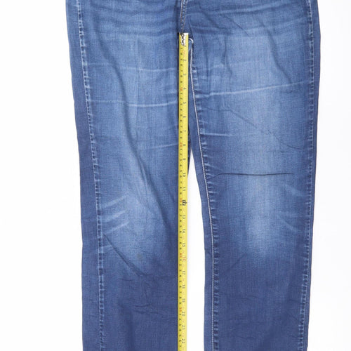 Levi's Women's Blue Straight Leg Denim Jeans Size 14 Regular