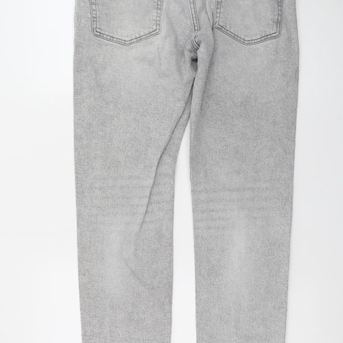 Topman Men Grey Slim Fit Jeans W32 L32 Stretch Denim