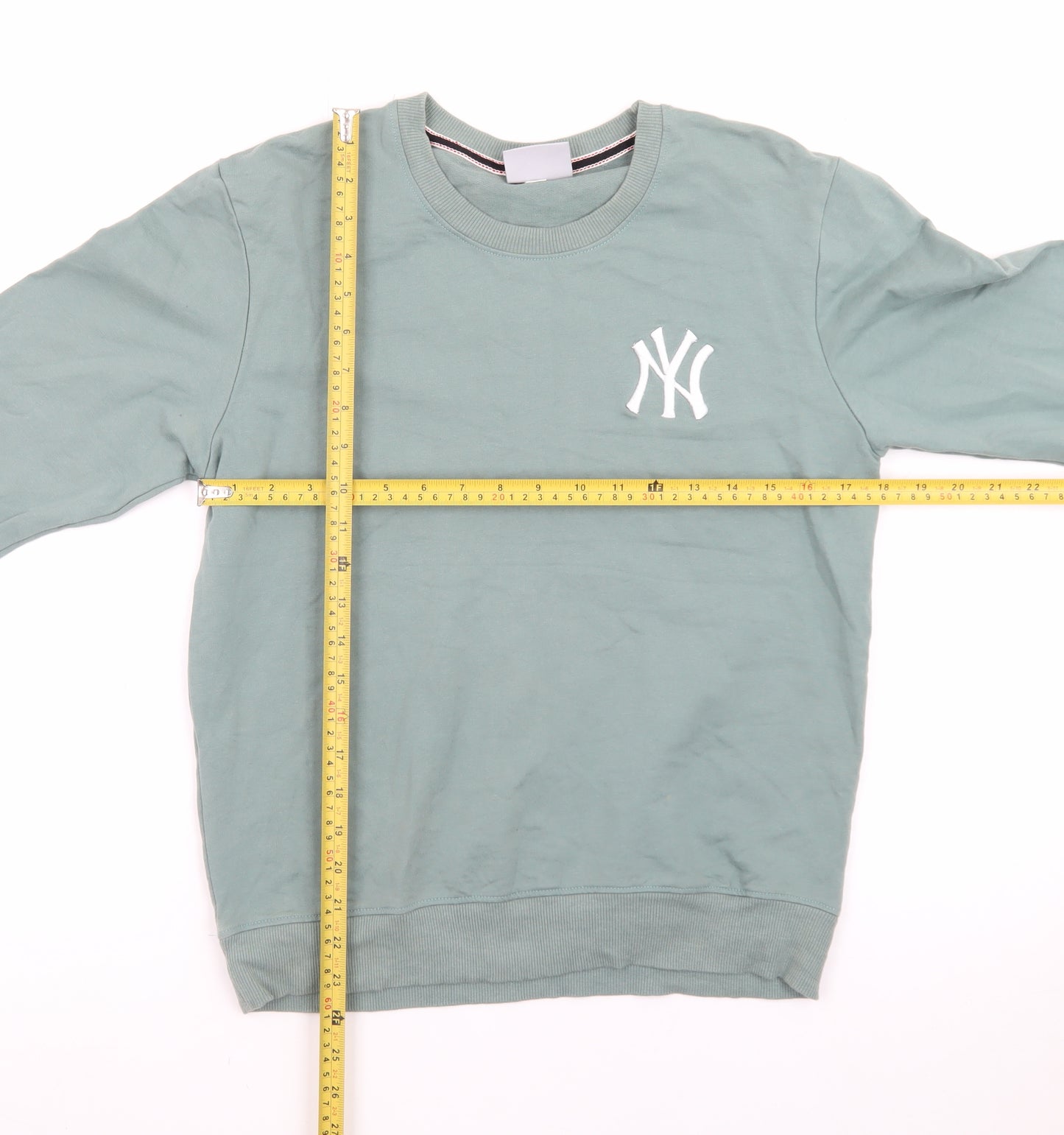 MLB Men’s Green Crew Neck Pullover Sweatshirt M Regular Fit
