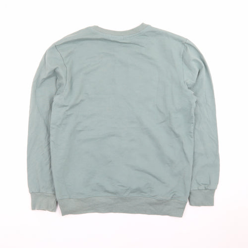 MLB Men’s Green Crew Neck Pullover Sweatshirt M Regular Fit