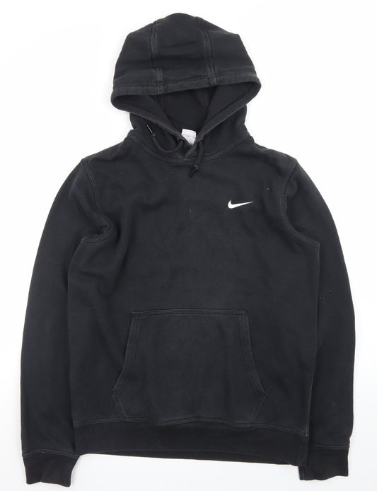 Nike Men's Black Pullover Hoodie Size M Regular Fit Sportswear