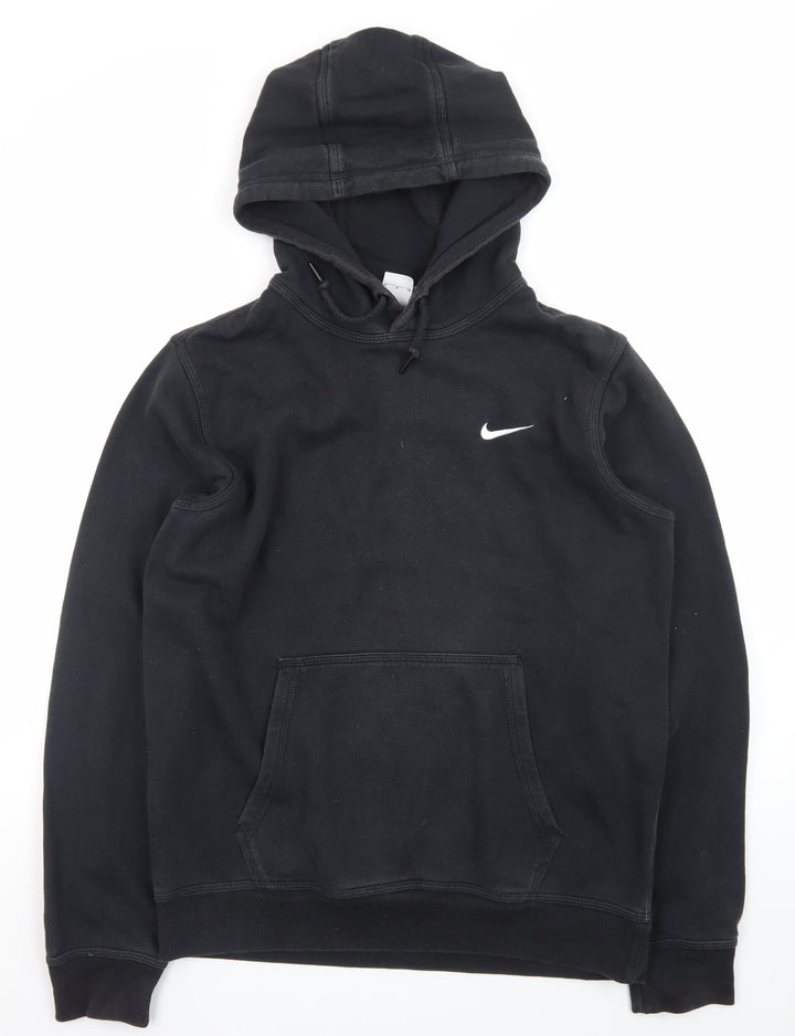 Nike Men's Black Pullover Hoodie Size M Regular Fit Sportswear
