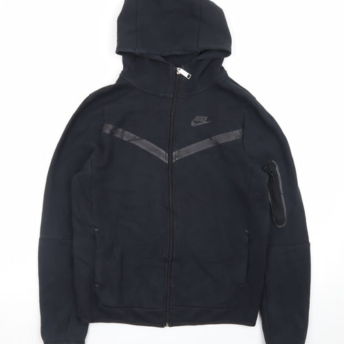 Nike Men's Black XL Full Zip Hoodie Fleece Sportswear
