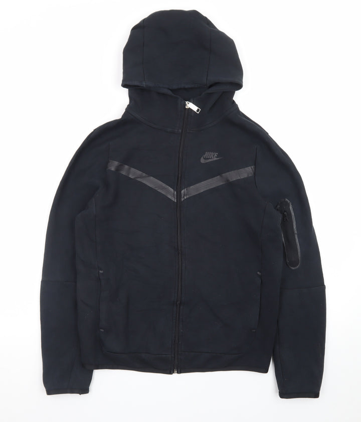 Nike Men's Black XL Full Zip Hoodie Fleece Sportswear