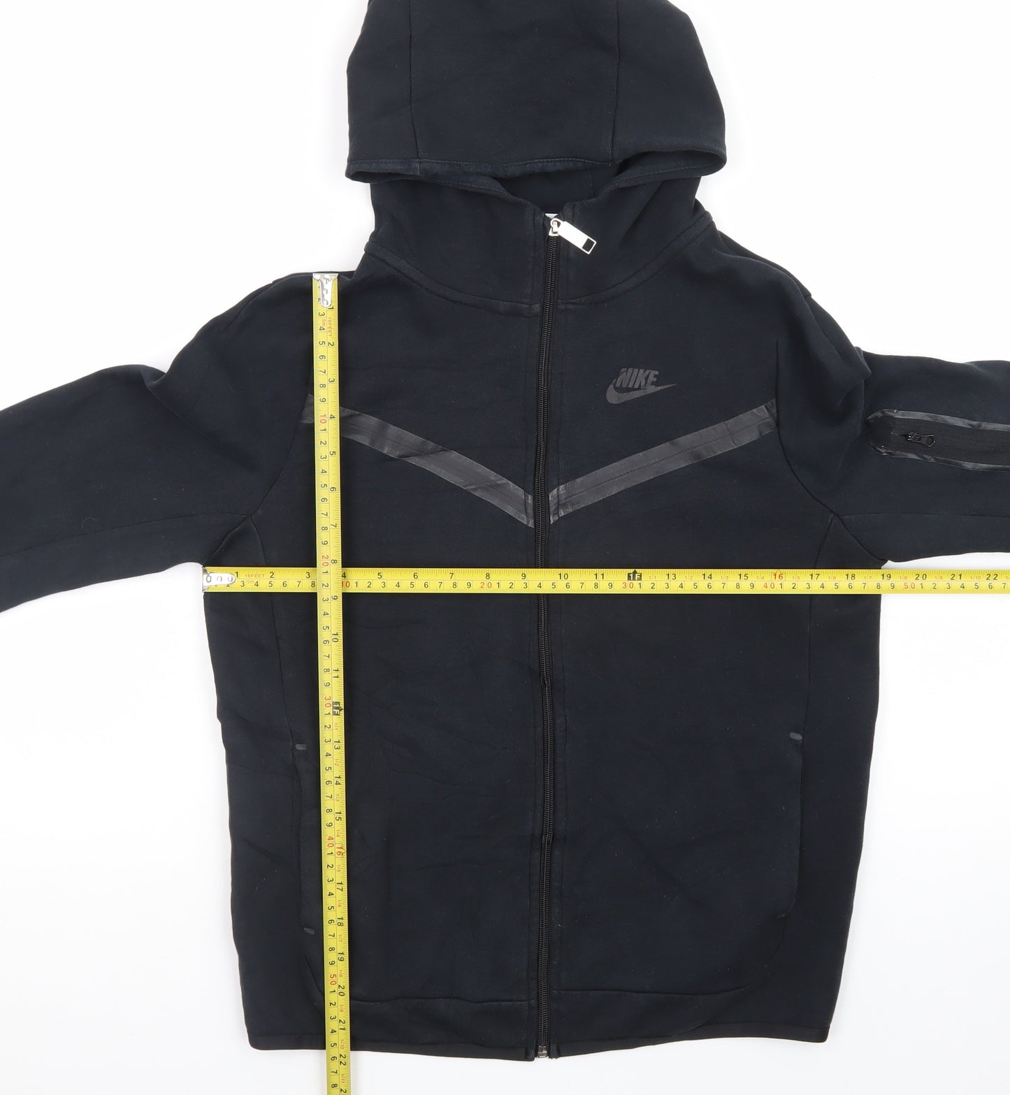 Nike Men's Black XL Full Zip Hoodie Fleece Sportswear