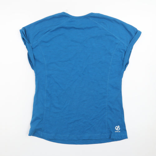 Dare 2B Womens Blue Basic Moisture Wicking T-Shirt UK 14