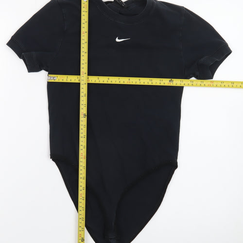 Nike Women's Black Slim Fit Bodysuit T-Shirt Size S