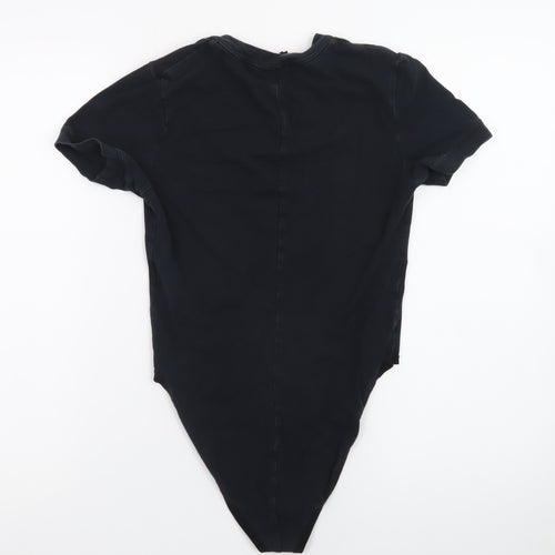 Nike Women's Black Slim Fit Bodysuit T-Shirt Size S