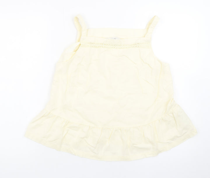 Marks and Spencer Womens Beige Cotton Camisole Tank Top Size 10