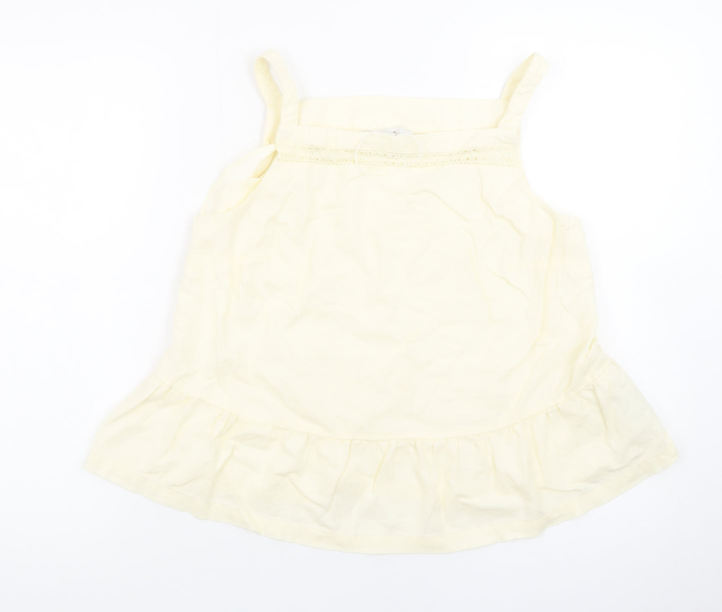 Marks and Spencer Womens Beige Cotton Camisole Tank Top Size 10