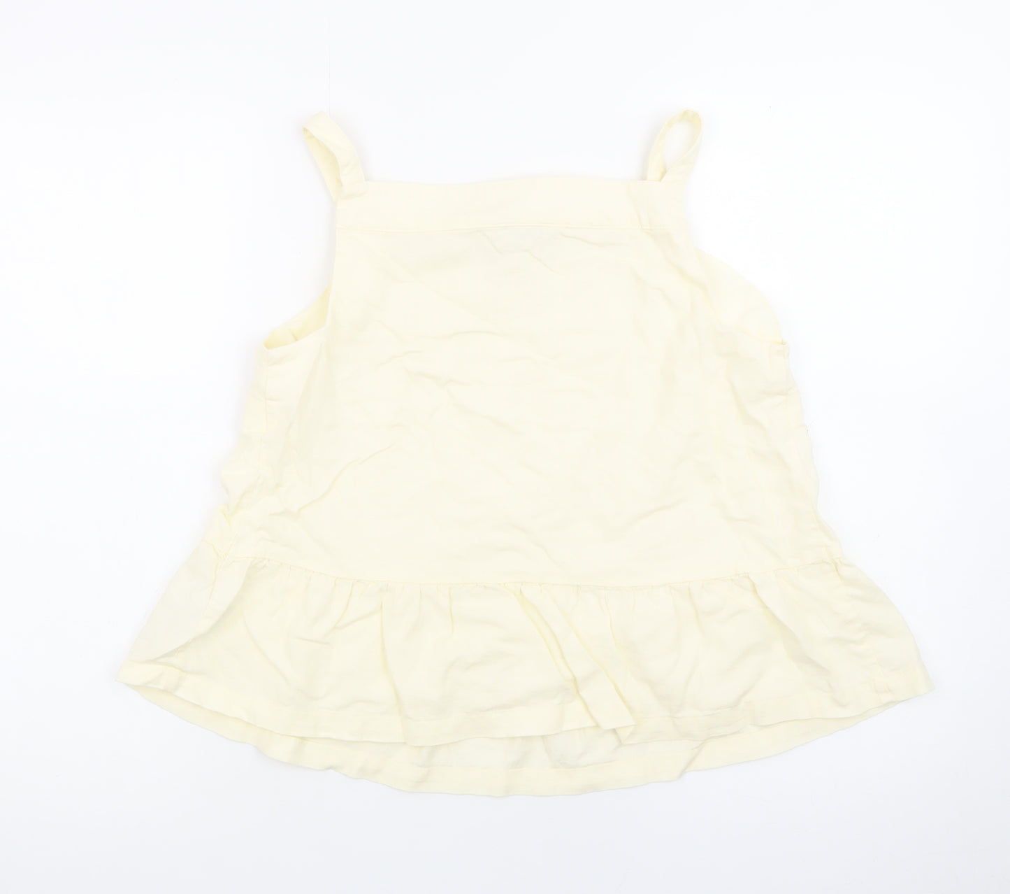 Marks and Spencer Womens Beige Cotton Camisole Tank Top Size 10