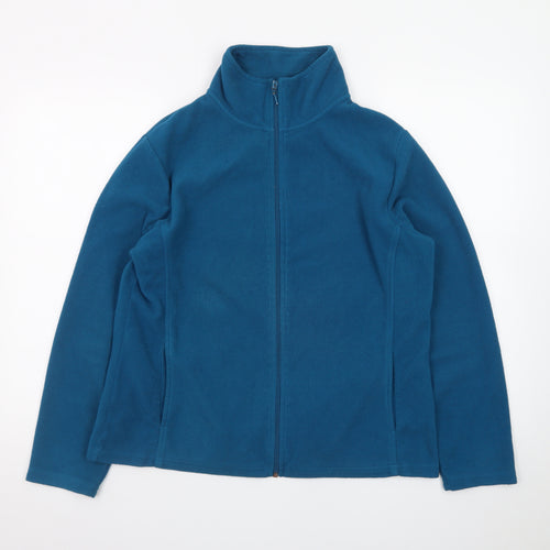 Yessica Unisex Blue Fleece Full Zip Jacket L Lightweight