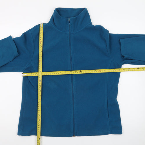 Yessica Unisex Blue Fleece Full Zip Jacket L Lightweight