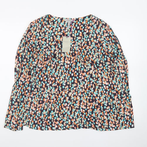 Pepperberry Women’s Multicoloured Viscose Tunic Blouse Size 16