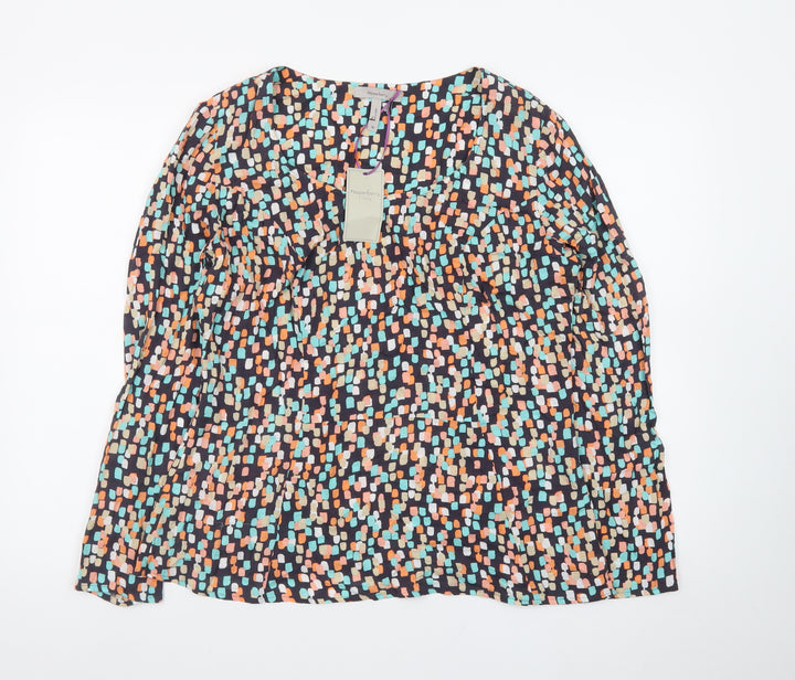 Pepperberry Women’s Multicoloured Viscose Tunic Blouse Size 16