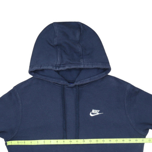 Nike Men's Blue Pullover Fleece Hoodie Medium Regular Fit