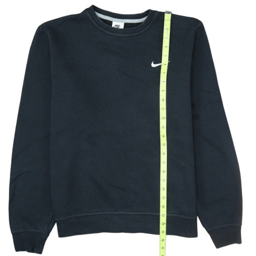 Nike Men's Black Regular Fit Crew Neck Fleece Sweatshirt M