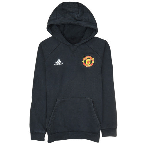 Adidas Men’s Black Manchester United Pullover Hoodie Small