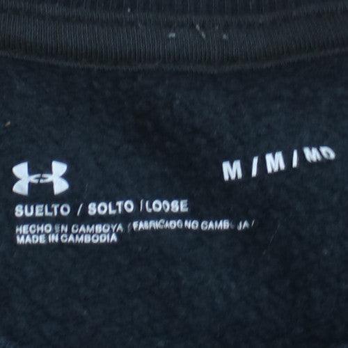 Under Armour Men's Navy Blue Loose Fit Crew Neck Sweatshirt M