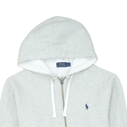 Polo Ralph Lauren Men's Grey Full Zip Hoodie Size L