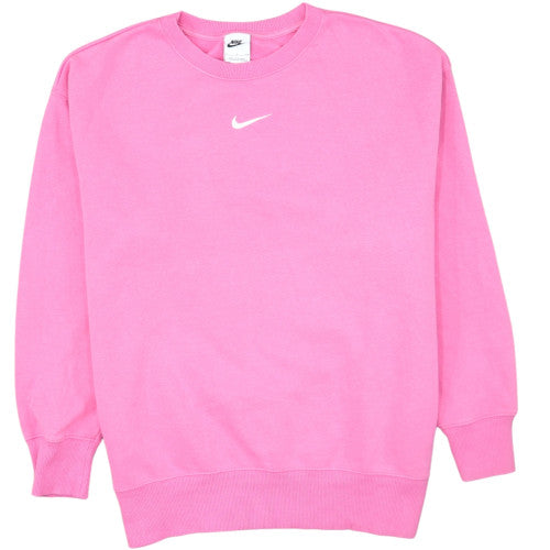 Nike Women’s Pink Crew Neck Pullover Sweatshirt Small Casual