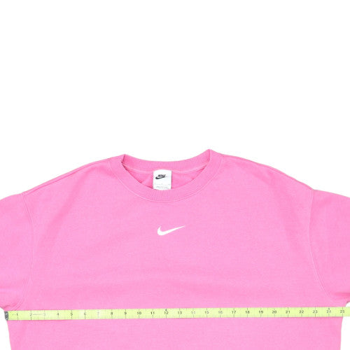 Nike Women’s Pink Crew Neck Pullover Sweatshirt Small Casual
