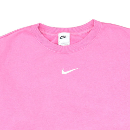 Nike Women’s Pink Crew Neck Pullover Sweatshirt Small Casual