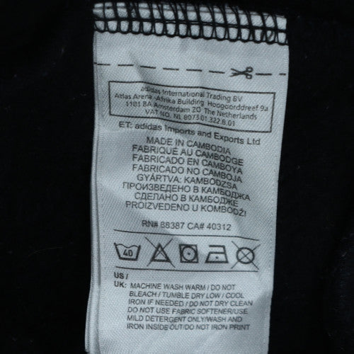 Adidas Men’s Black XL Pullover Fleece Hoodie Brooklyn Nets Logo