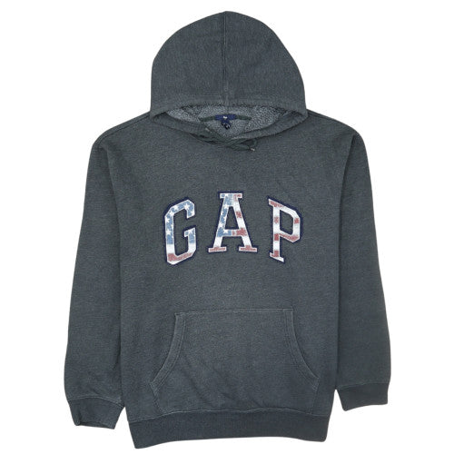 GAP Men’s Grey 2XL Pullover Hoodie with USA Logo Design
