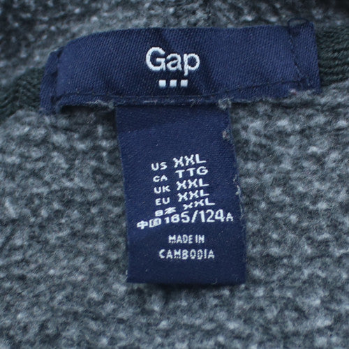 GAP Men’s Grey 2XL Pullover Hoodie with USA Logo Design