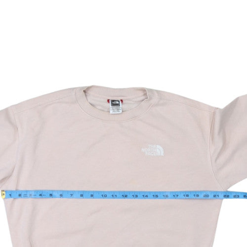 The North Face Unisex Beige M Crew Neck Fleece Sweatshirt