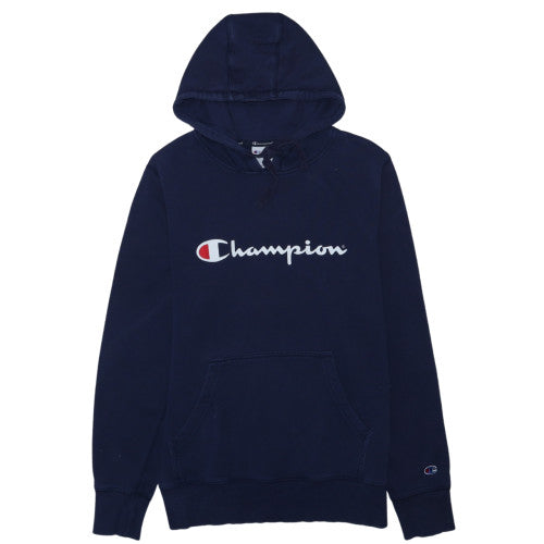 Champion Men's Blue Small Pullover Hoodie Sweatshirt
