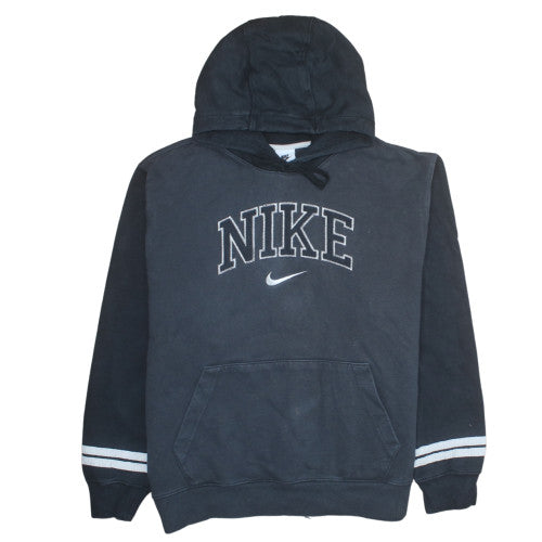 Nike Men's Black XL Pullover Hoodie with Logo and Pouch Pocket