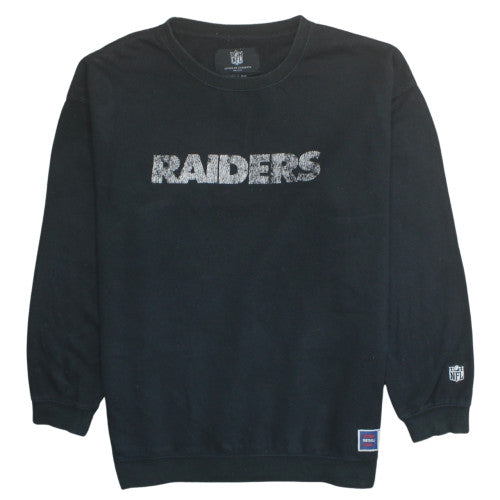 NFL Raiders Men's Black XL Fleece Pullover Sweatshirt