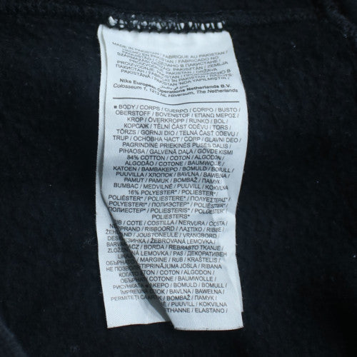 Nike Men's Black Fleece Crew Neck Pullover Sweatshirt M