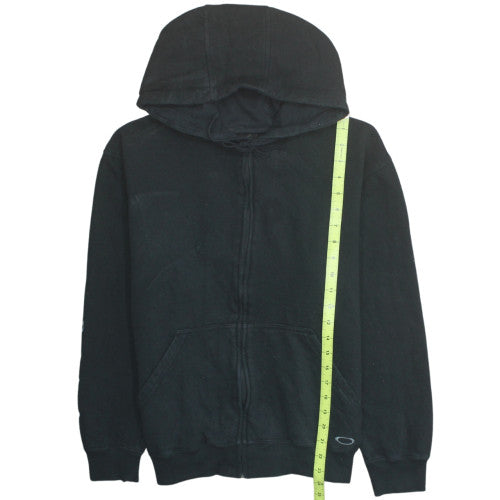Oakley Men Black Full Zip Hoodie Size S Fleece Outdoor Sportswear