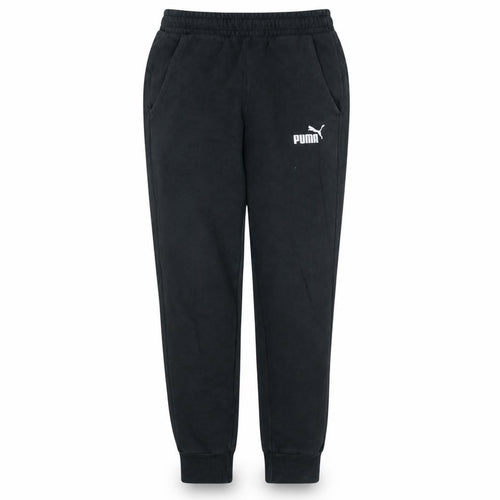 Puma Men’s Black Jogger Sweatpants Size S Regular Fit Fleece Trousers