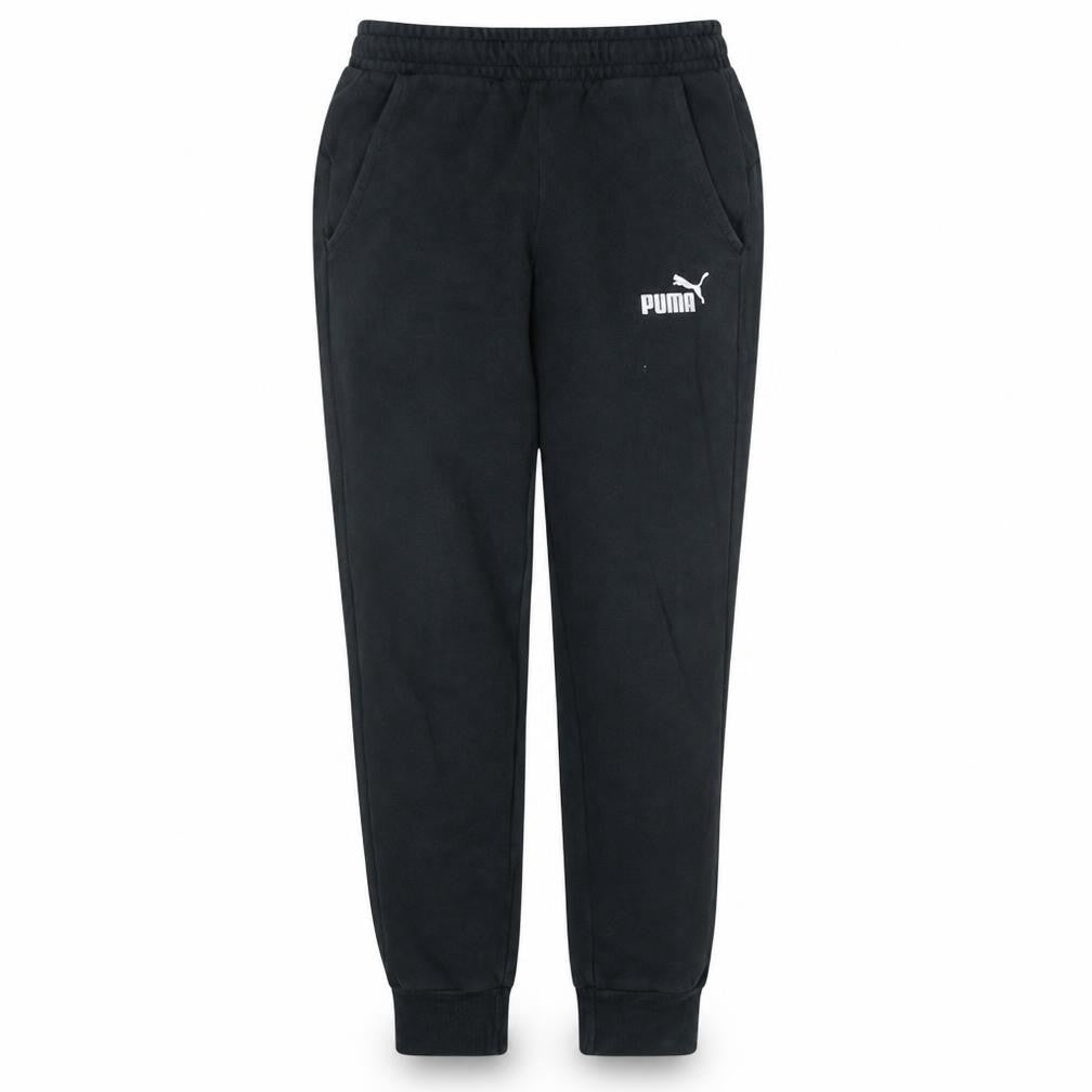 Puma Men’s Black Jogger Sweatpants Size S Regular Fit Fleece Trousers