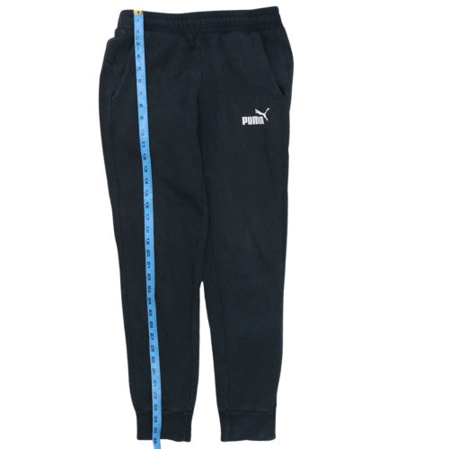Puma Men’s Black Jogger Sweatpants Size S Regular Fit Fleece Trousers