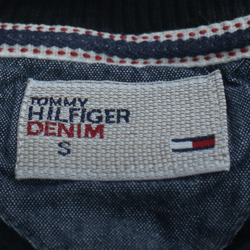 Tommy Hilfiger Denim Men's Black Cotton Crew Neck Sweatshirt S
