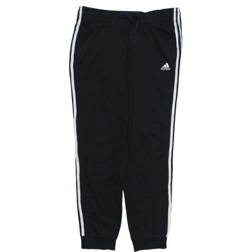 Adidas Men's Black M Jogger Track Pants with Drawstring Waist