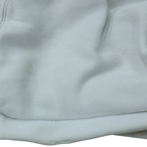 Nike Womens Grey & White Pullover Hoodie L Cotton Blend Casual