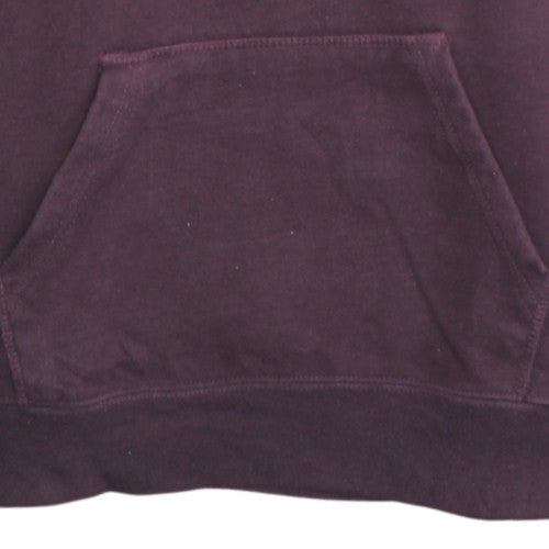 Champion Womens Burgundy Hoodie L Cotton Pullover Casual Sweatshirt