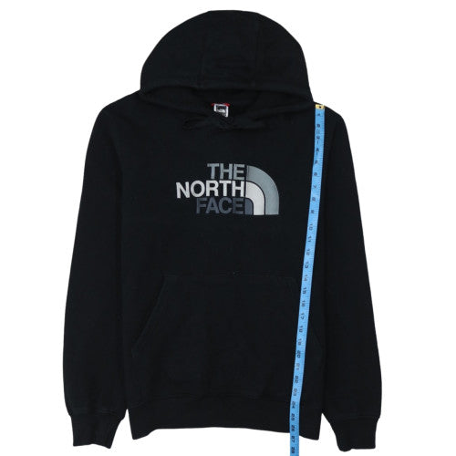 The North Face Mens Black Pullover Hoodie L Logo Outdoor Fleece