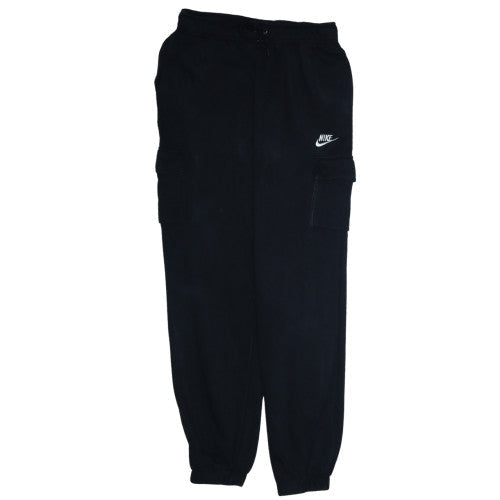 Nike Men's Black Fleece Jogger Trousers Size S Regular Fit