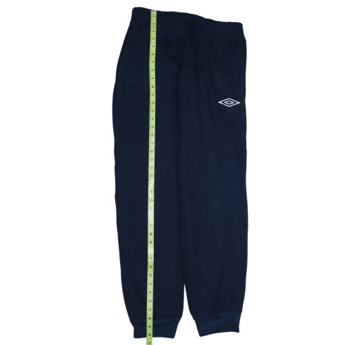 Umbro Men’s Blue Jogger Sweatpants M Regular Fit Elastic Waist